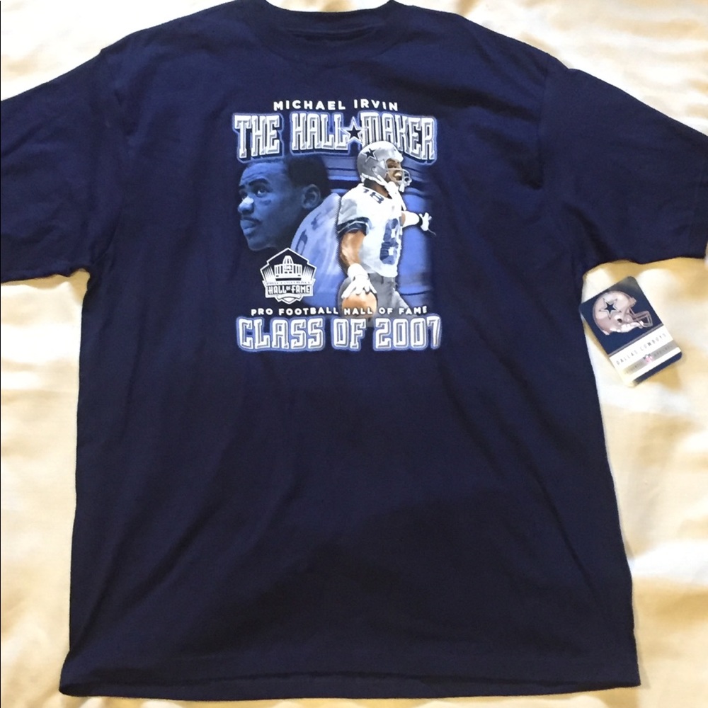 EXTREMELY RARE 2007 HoF M. Irvin Cowboy’s NFL Tee